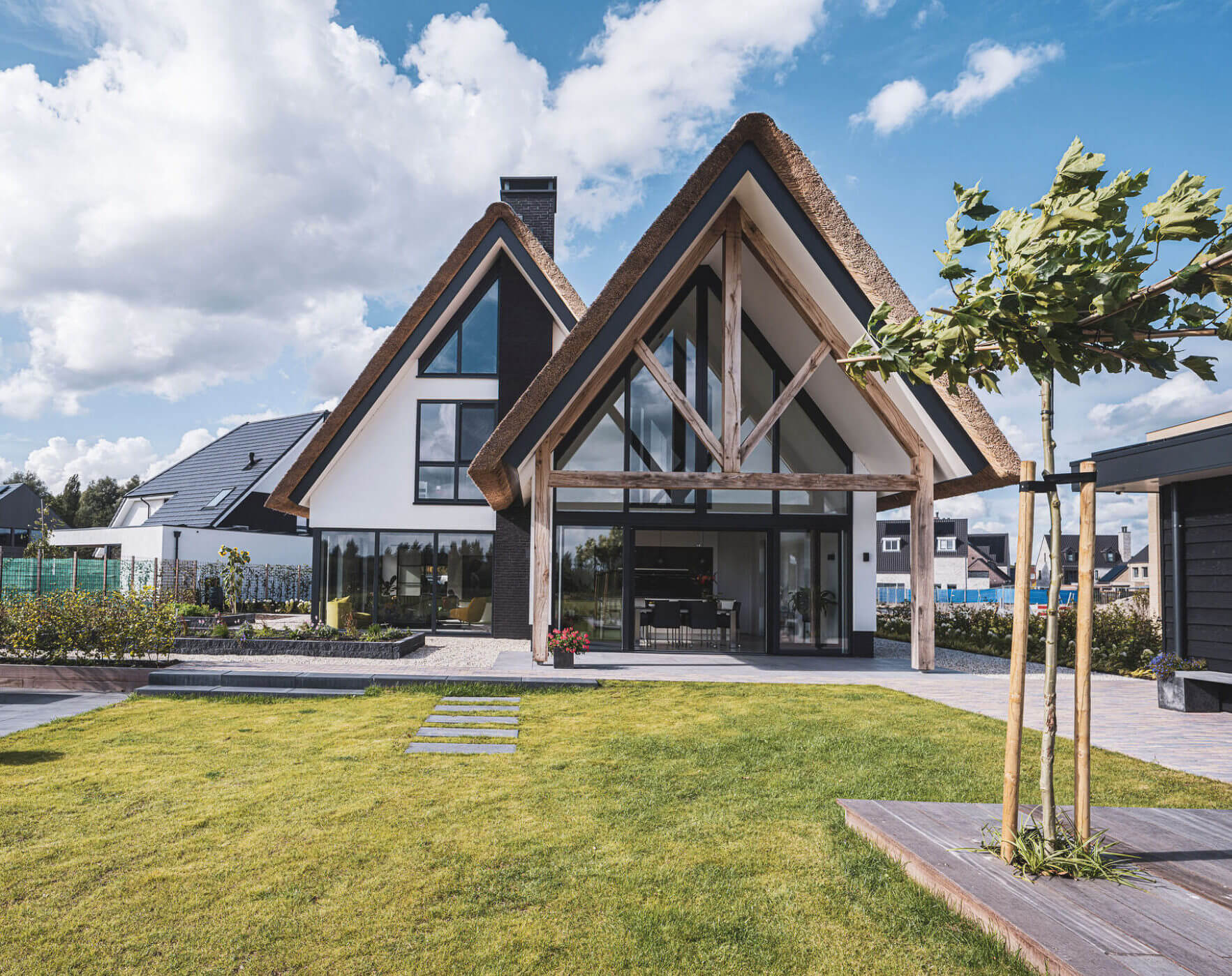 Tweeondereenkap bouwen Buitenhuis Villabouw