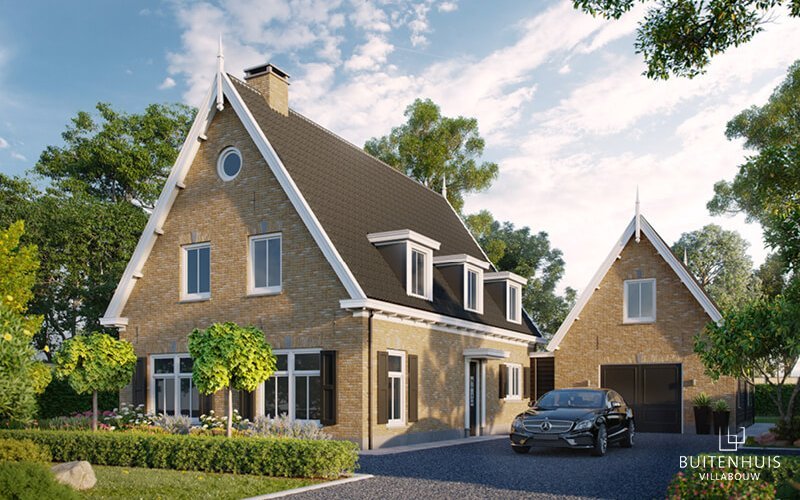 Landelijke villa met lichte gevelsteen – i106