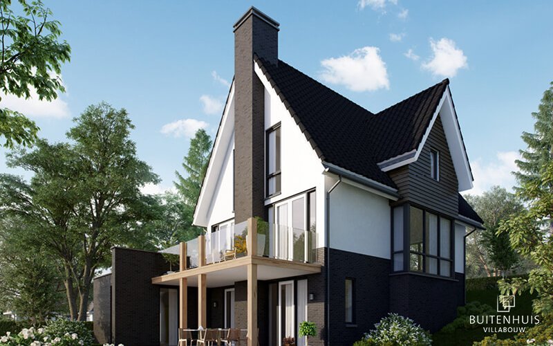 Landelijke dijkwoning met dakterras – i33