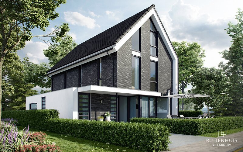 Moderne woning met doorlopende kap – i49