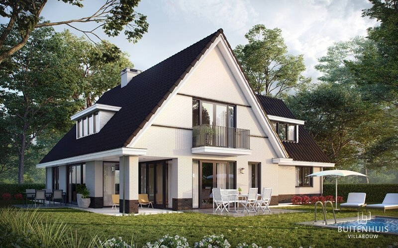 Landelijke villa met balkon – i55