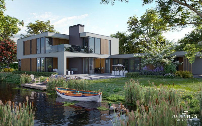 Strakke villa met veel glas – i117